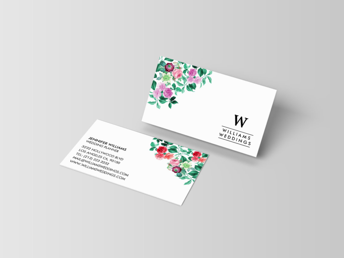 Flowers Business Card