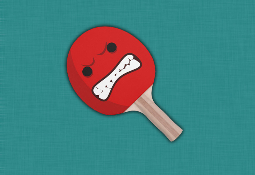 aggressive ping pong paddle by j32design 01