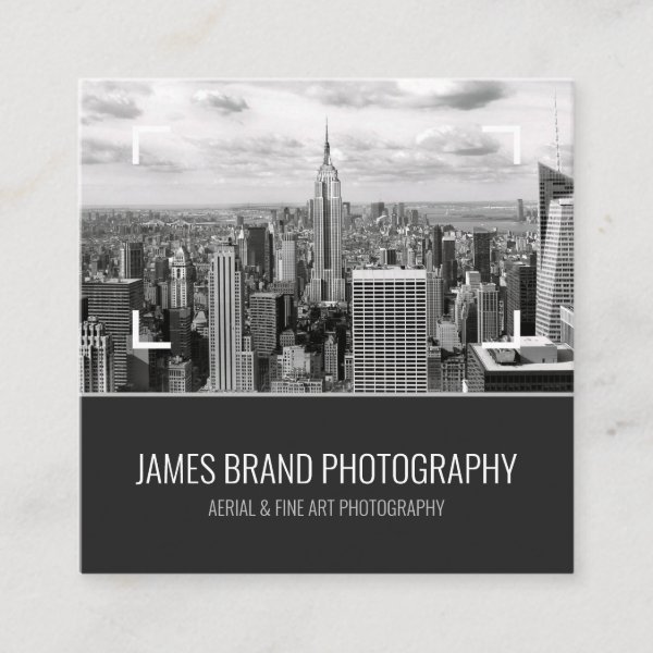 square photographer business card