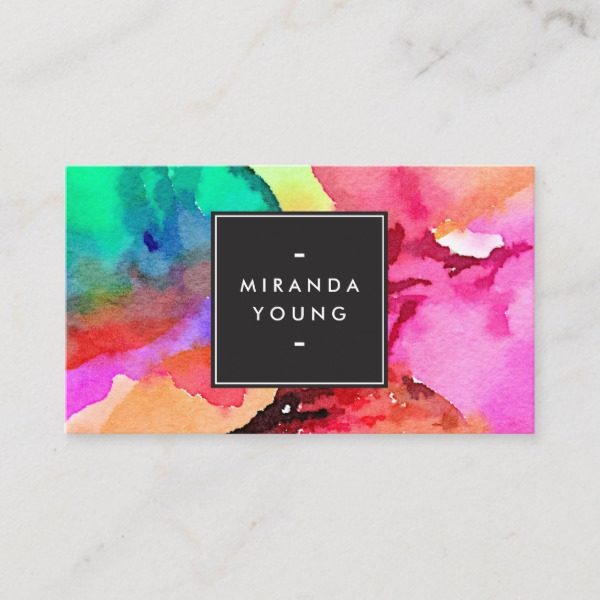 bright colorful abstract watercolor art business card rc1fe075bcc0741d99af04bc852749008 em40i 600