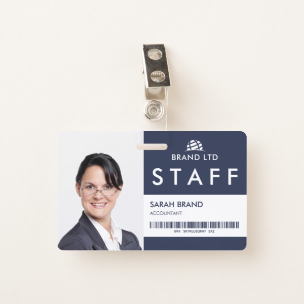 Business Photo ID Staff Badge