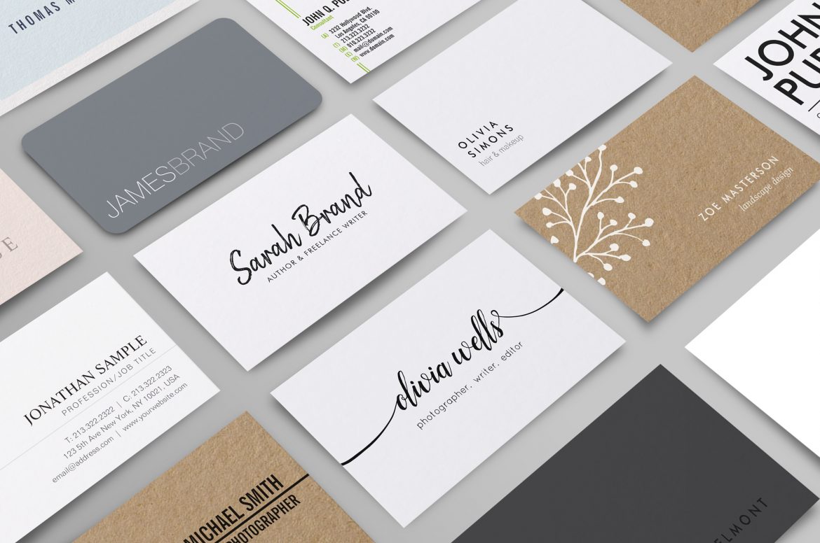 Minimalist Business Cards for Your Business
