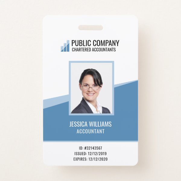 Personal Photo Employee Staff ID Badge