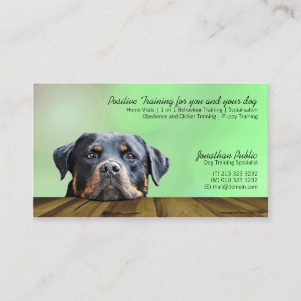 Dog Trainer Business Card