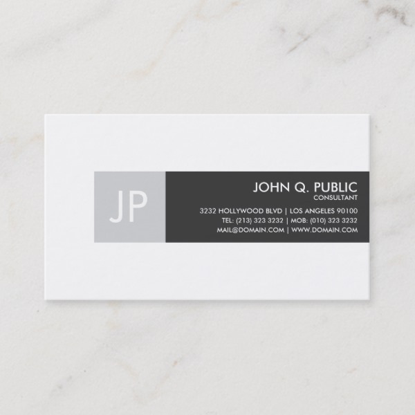 Black And White Tuxedo Personalized Business Cards 