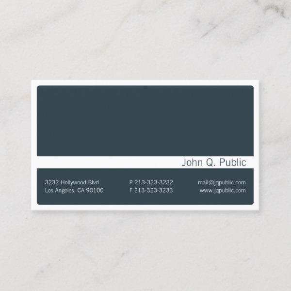 Elegant Minimalist Business Card