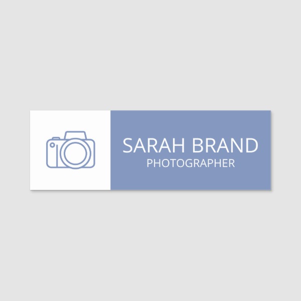Modern Business Name tag with Logo
