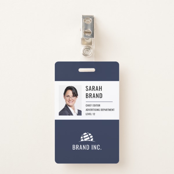 Modern Corporate Business ID Badge