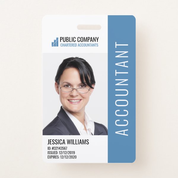 Corporate Photo Employee ID Badge