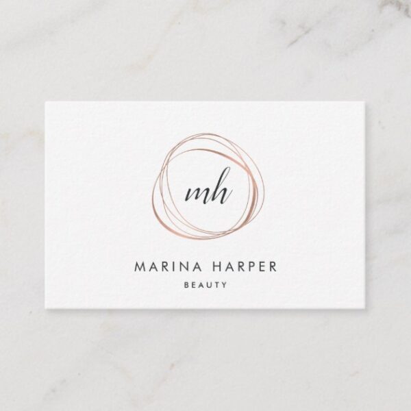 modern faux rose gold abstract business card r393f9c3aad0049a780c2aeb1feeb359b em4ep 630