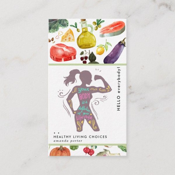 nutrition business card r50164aebccea47b6b987c84f0ae2077e em407 600