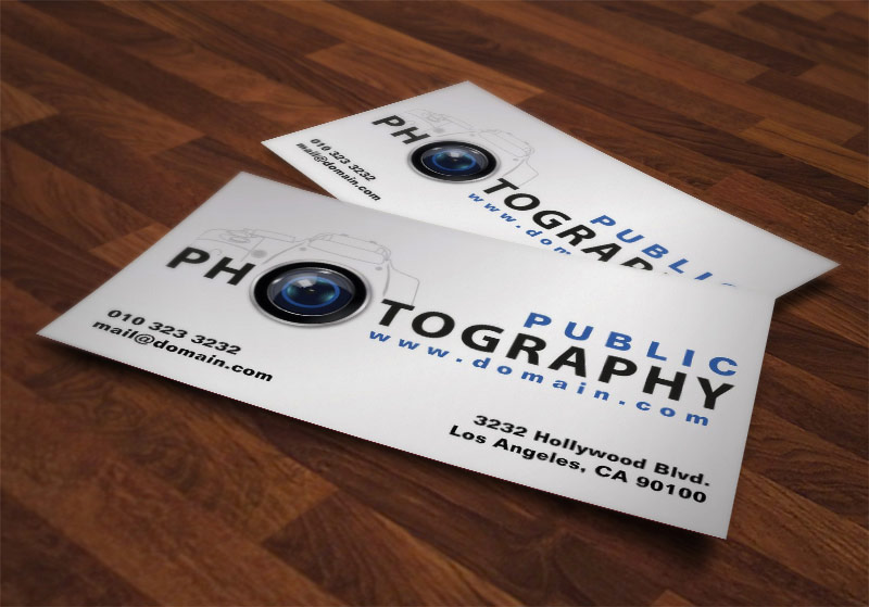 Photographer Photography Business Card