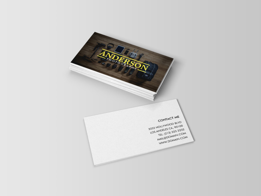 Modern Photographers Business Cards by J32 Design
