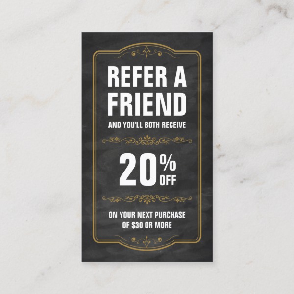 Refer a Friend Card