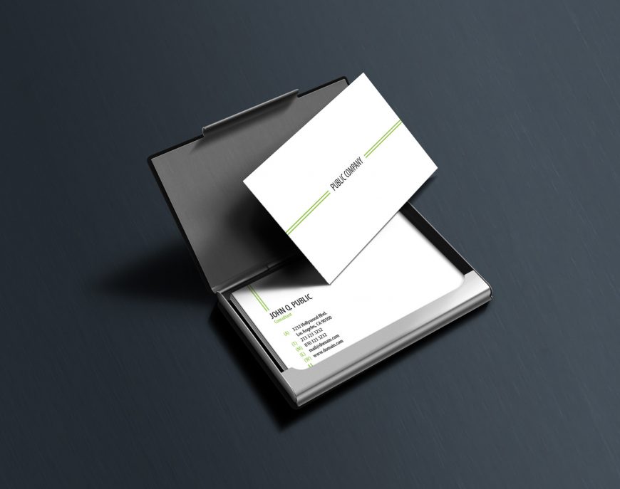 Modern Business Cards with Minimal Design