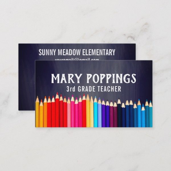 social media pencils chalkboard teacher business card r4e43c4f5a14b488b8e45ac4e53024228 edwob 600